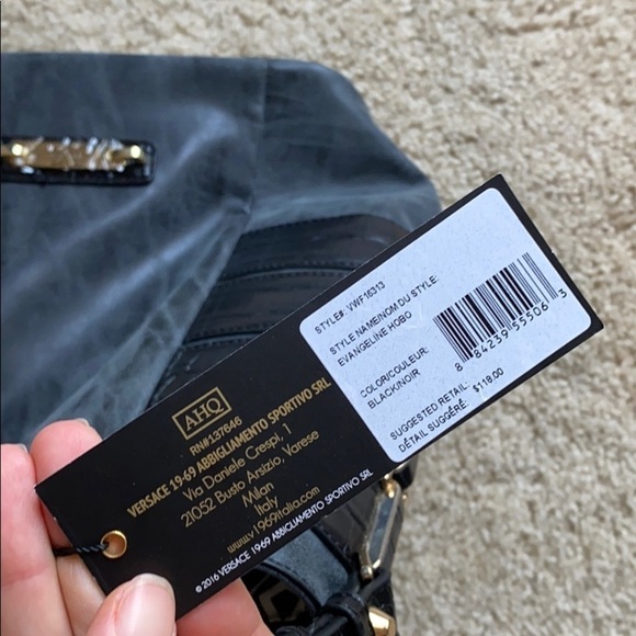 NWT Italian leather black purse - Picture 4 of 4